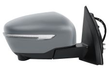 Espejo retrovisor Nissan Qashqai 2017-2021 piloto intermitente cromado / electrico / termico / abatible electricamente / con camara / imprimado / derecho