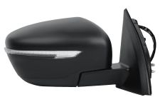 Espejo retrovisor Nissan Qashqai 2017-2021 piloto intermitente cromado / electrico / termico / derecho