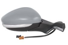 Espejo retrovisor Peugeot 208 2015-2019 embellecedor cromado / electrico / termico / piloto intermitente / abatible electricamente / sonda / imprimado / derecho