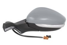 Espejo retrovisor Peugeot 208 2015-2019 embellecedor cromado / electrico / termico / piloto intermitente / imprimado / izquierdo