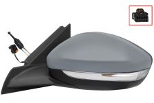 Espejo retrovisor Peugeot 208 2019-2023 mecanico / piloto intermitente / imprimado / izquierdo