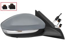 Espejo retrovisor Peugeot 208 2019-2023 mecanico / piloto intermitente / sonda / imprimado / derecho