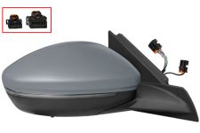 Espejo retrovisor Peugeot 208 2023-> electrico / termico / piloto intermitente / con sonda / imprimado / derecho