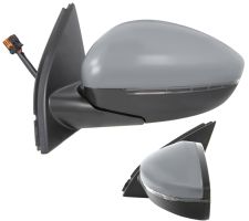 Espejo retrovisor Peugeot 308 2013-2017 electrico / termico / piloto intermitente / luz cortesia / abatible electricamente / imprimado / izquierdo