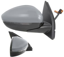 Espejo retrovisor Peugeot 308 2013-2017 electrico / termico / piloto intermitente / luz cortesia / abatible electricamente / sonda / imprimado / derecho