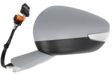 Espejo retrovisor Peugeot 508 2010-2014 electrico / termico / piloto intermitente / luz cortesia / abatible electricamente / imprimado / izquierdo