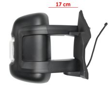 Espejo retrovisor Peugeot Boxer 2014-> brazo 17cm / manual / piloto intermitente blanco (wy5w) / 2 cristales / derecho