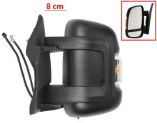 Espejo retrovisor Peugeot Boxer 2014-> brazo 8cm / electrico / termico / abatible electricamente / piloto intermitente ambar (w16w) / 2 cristales / side assist / sonda / izquierdo