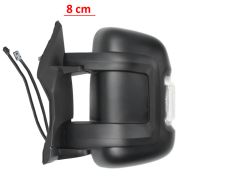 Espejo retrovisor Peugeot Boxer 2014-> brazo 8cm / electrico / termico / abatible electricamente / piloto intermitente blanco (wy5w) / 2 cristales / izquierdo