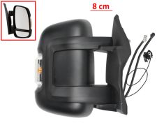 Espejo retrovisor Peugeot Boxer 2014-> brazo 8cm / electrico / termico / piloto intermitente ambar (w16w) / 2 cristales / side assist / antena / derecho