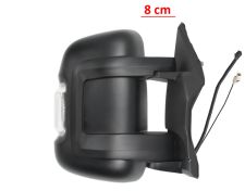 Espejo retrovisor Peugeot Boxer 2014-> brazo 8cm / electrico / termico / piloto intermitente blanco (wy5w) / 2 cristales / antena / derecho