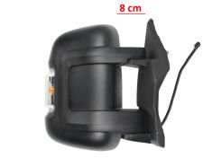 Espejo retrovisor Peugeot Boxer 2014-> brazo 8cm / manual / piloto intermitente ambar (w16w) / 2 cristales / derecho