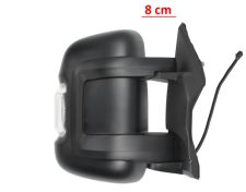 Espejo retrovisor Peugeot Boxer 2014-> brazo 8cm / manual / piloto intermitente blanco (wy5w) / 2 cristales / derecho