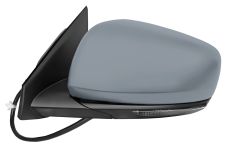 Espejo retrovisor Renault Kadjar 2015-2018 electrico / termico / piloto intermitente / abatible electricamente / imprimado / izquierdo