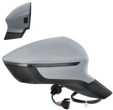 Espejo retrovisor Seat Ateca 2020-> electrico / termico / piloto intermitente / luz cortesia / abatible electricamente / side assist / memoria / imprimado / derecho