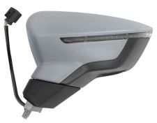 Espejo retrovisor Seat Leon 2012-2017 electrico / termico / piloto intermitente / imprimado / izquierdo