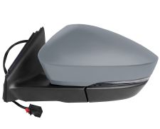 Espejo retrovisor Skoda Karoq 2017-2022 electrico / termico / piloto intermitente / luz cortesia / abatible electricamente / memoria / imprimado / izquierdo