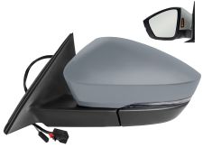 Espejo retrovisor Skoda Kodiaq 2021-2024 electrico / termico / piloto intermitente / luz cortesia / abatible electricamente / memoria / side assist / imprimado / izquierdo