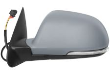 Espejo retrovisor Skoda Octavia 2009-2013 electrico / termico / piloto intermitente / luz cortesia / imprimado / izquierdo