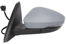 Espejo retrovisor Skoda Octavia 2017-2020 electrico / termico / piloto intermitente / luz cortesia / abatible electricamente / electrocromico / memoria / imprimado / izquierdo