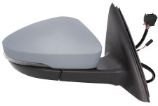 Espejo retrovisor Skoda Octavia 2017-2020 electrico / termico / piloto intermitente / luz cortesia / abatible electricamente / electrocromico / side assist / imprimado / derecho