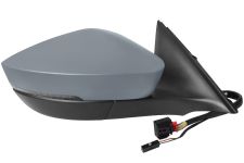 Espejo retrovisor Skoda Octavia 2020-> electrico / termico / piloto intermitente / luz cortesia / abatible electricamente / side assist / memoria / imprimado / derecho