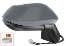 Espejo retrovisor Toyota Corolla 2019-2023 electrico / termico / piloto intermitente / abatible electricamente / memoria / imprimado / derecho