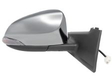 Espejo retrovisor Toyota Yaris 2011-2014 electrico / termico / piloto intermitente / cromado / derecho