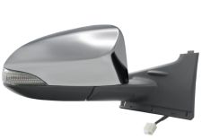 Espejo retrovisor Toyota Yaris 2014-2017 electrico / piloto intermitente / cromado / derecho