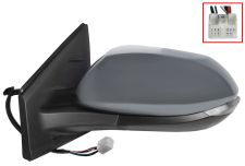 Espejo retrovisor Toyota Yaris 2020-2024 electrico / termico / piloto intermitente / abatible electricamente / side assist / imprimado / izquierdo