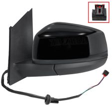Espejo retrovisor Volkswagen Caddy 2020-> electrico / termico / abatible electricamente / negro glossy / izquierdo