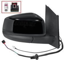 Espejo retrovisor Volkswagen Caddy 2020-> electrico / termico / antena / negro glossy / derecho