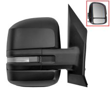 Espejo retrovisor Volkswagen Crafter 2017-> brazo corto / manual / piloto intermitente / derecho