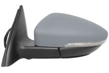 Espejo retrovisor Volkswagen Jetta 2011-2014 electrico / termico / piloto intermitente / luz cortesia / abatible electricamente / imprimado / izquierdo