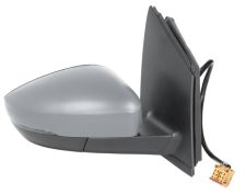 Espejo retrovisor Volkswagen Polo 2009-2010 conector cuadrado / mecanico / piloto intermitente / imprimado / derecho
