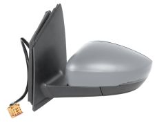 Espejo retrovisor Volkswagen Polo 2009-2010 conector cuadrado / mecanico / piloto intermitente / imprimado / izquierdo