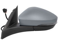 Espejo retrovisor Volkswagen T-Roc 2017-2022 electrico / termico / piloto intermitente / luz cortesia / abatible electricamente / imprimado / izquierdo