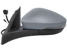 Espejo retrovisor Volkswagen T-Roc 2017-2022 electrico / termico / piloto intermitente / luz cortesia / abatible electricamente / side assist / imprimado / izquierdo