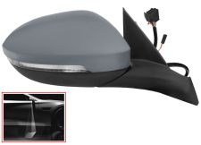 Espejo retrovisor Volkswagen T-Roc 2022-> electrico / termico / piloto intermitente / luz cortesia / abatible electricamente / memoria / side assist / imprimado / derecho