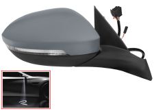 Espejo retrovisor Volkswagen T-Roc 2022-> electrico / termico / piloto intermitente / luz cortesia r-line / abatible electricamente / memoria / side assist / imprimado / derecho