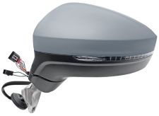 Espejo retrovisor Volkswagen Tiguan 2016-2020 electrico / termico / piloto intermitente / luz cortesia / abatible electricamente / side assist / memoria / imprimado / izquierdo