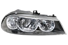 Faro delantero Alfa Romeo 156 2003-2006 base negra / derecho