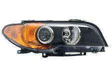 Faro delantero Bmw Serie 3 (e46) 2003-2005 coupe / piloto ambar / base negra / derecho