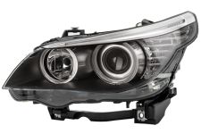 Faro delantero Bmw Serie 5 (e60-e61) 2007-2011 base negra / izquierdo