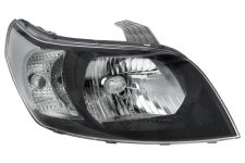 Faro delantero Chevrolet Aveo 2009-2011 base negra / derecho
