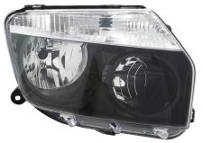 Faro delantero Dacia Duster 2013-2018 base negra / derecho