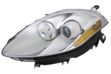 Faro delantero Fiat Bravo 2007-2014 base cromada / izquierdo