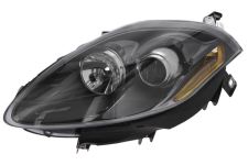 Faro delantero Fiat Bravo 2007-2014 base negra / izquierdo