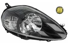 Faro delantero Fiat Grande Punto 2005-2008 14 pins / base negra / derecho
