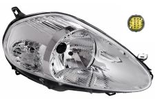 Faro delantero Fiat Punto 2005-2008 14 pins / base cromada / derecho